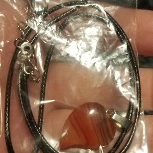 Heart Natural Stone Necklace